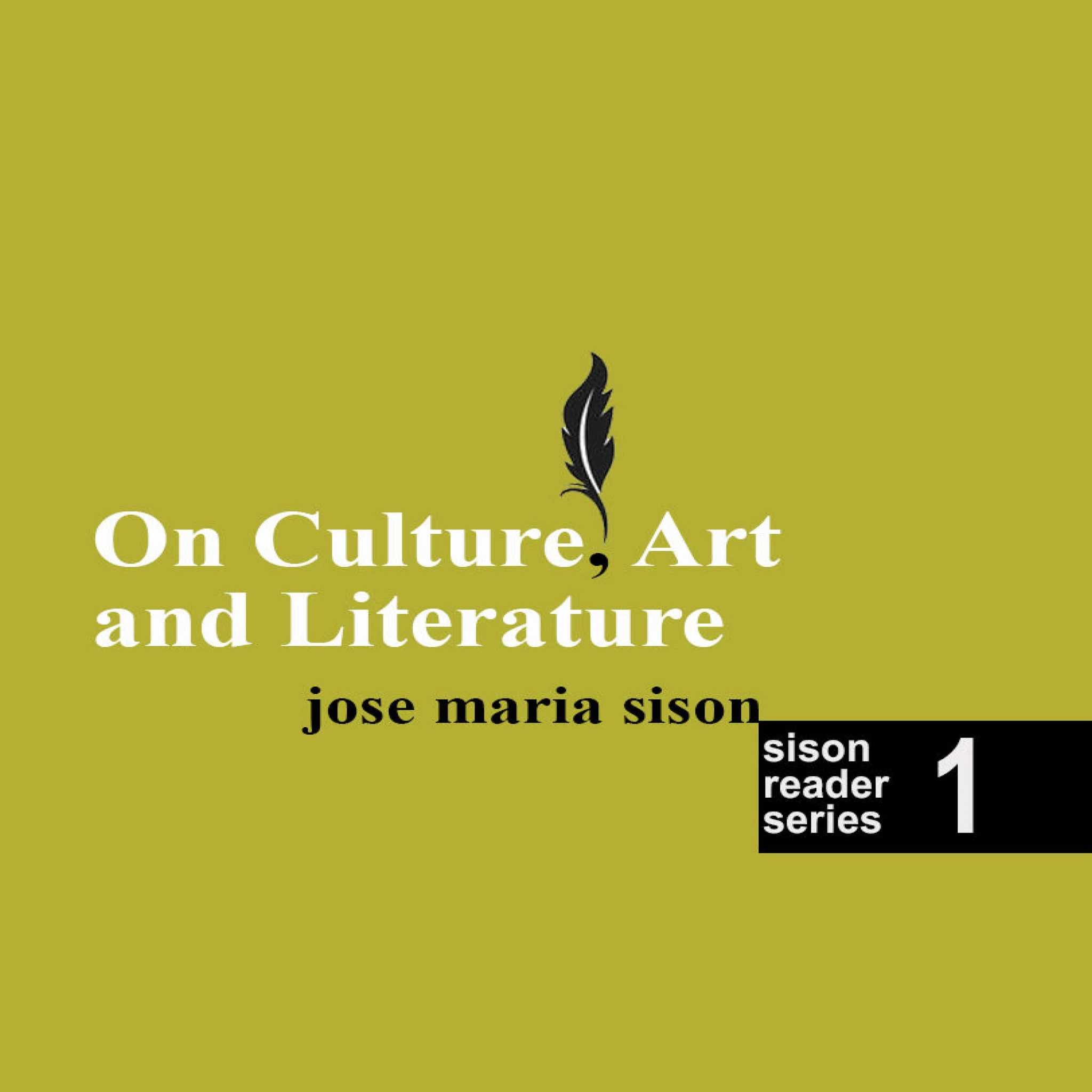 No. 1 - On Culture, Art, Literature